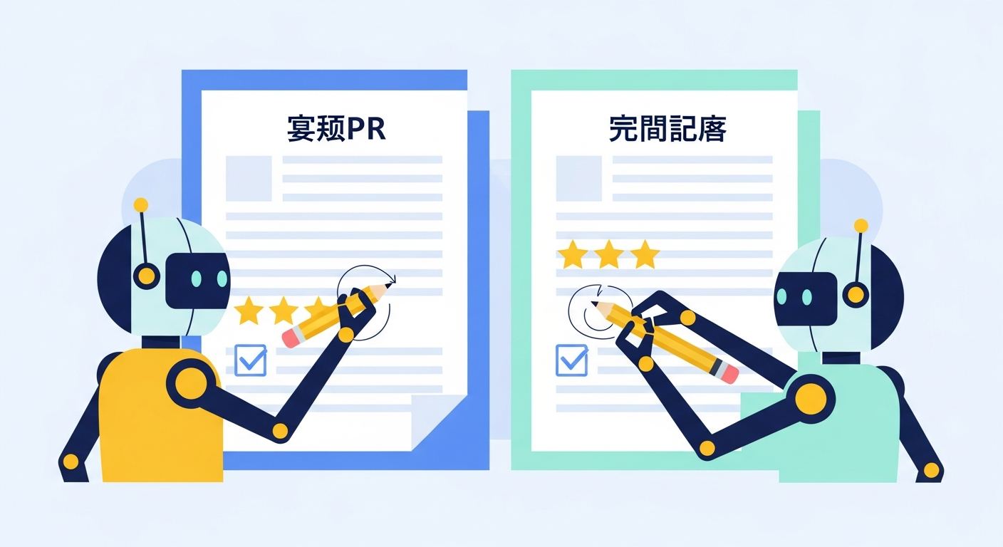 AI自己PR・志望動機作成イメージ