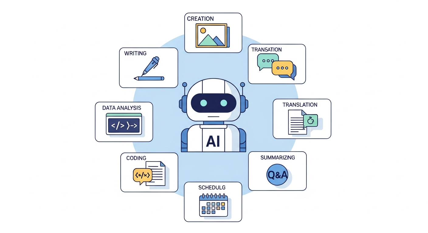 AIができること一覧イメージ